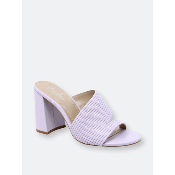 CHARLES BY CHARLES DAVID lilac sandal heels NEW - Picture 3 of 9